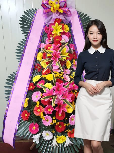 메종드아나하 3단화환 기본형